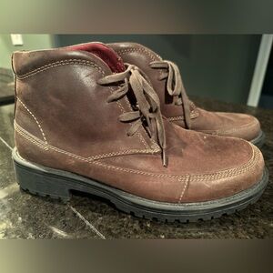 Clarks Dark Brown Men's Leather Boots